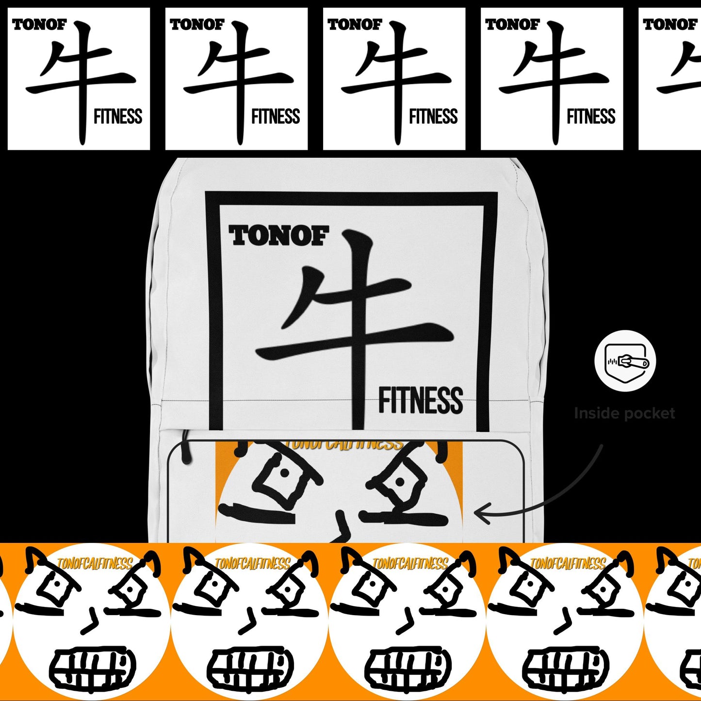 TONOFCALFITNESS FAMOUS WEIGHT HOLDER BACKPCK